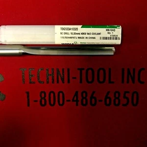 TDG533A10320 10.320mm (0.4063) x 5.5512 OAL Coolant-Thru 8xD HP Drill 4158534 - Picture 1 of 1