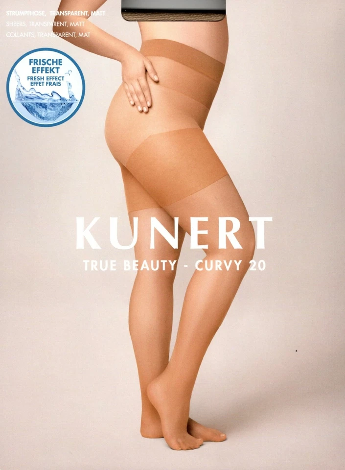 Kunert CURVY 20 DEN Strumpfhose transparent matt Übergröße - Bild 1 von 3
