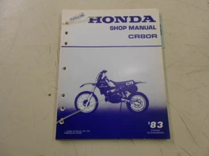 1983 HONDA CR80R SHOP MANUAL - Picture 1 of 4