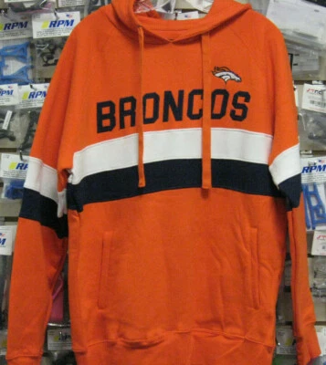 NFL DENVER BRONCOS G-III HANDS HIGH PULLOVER HOODIE L LG LARGE NEW NWT - Image 1 of 2