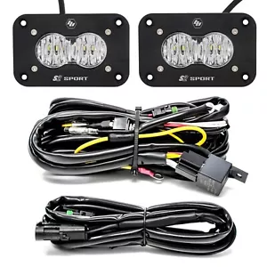 Baja Designs® S2 Sport Flush Mount LED Backup Lights Pair Wide Cornering Pair - Bild 1 von 2