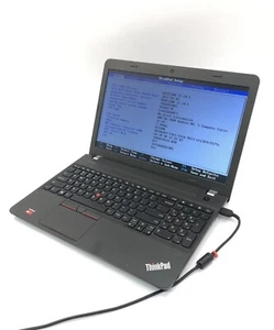 15.6" Lenovo ThinkPad E555 Laptop A6-7000 2.2GHz 500GB HDD 4GB RAM No O.S. - Afbeelding 1 van 8