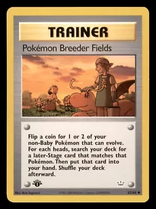 Pokemon Breeder Fields 62/64 1st Edition Neo Revelation 2001 Pokemon - Picture 1 of 2