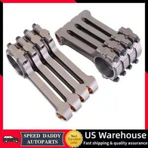 GM 5.3L 6.0L 6.2L LS2 LS3 Gen IV Floating Pin Connecting Rod w/ Bushing Set of 8 - Picture 1 of 7