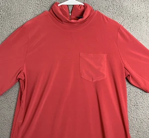 Jones New York Top Womens Extra Large Short Sleeve Pullover Blouse Shirt - Picture 1 of 12