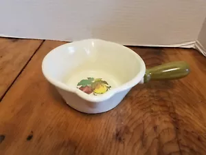 Vintage Metlox Poppy Trail Provincial FRUIT Handled Gravy Bowl With Pour spouts - Picture 1 of 6