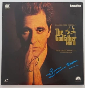 Andy Garcia & George Hamilton Signed The Godfather Part 3 Laserdisc Rare RAD - Picture 1 of 2