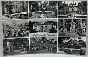 Postcard RPPC Hellbrunn Near Salzburg Multiview Monuments Buildings Austria F224 - Picture 1 of 2