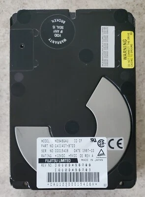 9.1GB Fujitsu M2949QAU 7200RPM Ultra Wide SCSI 68-Pin Internal Hard Disk Drive - Image 1 of 3