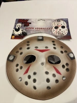 Friday the 13th Jason Voorhees Foam Hockey Mask Halloween - Image 1 of 3
