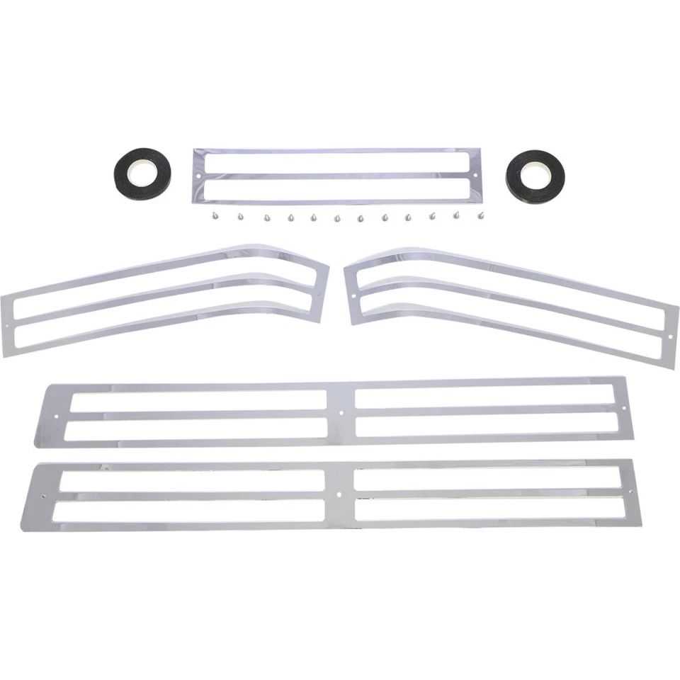 Juego de rejilla de lente de alforja Parts Unlimited - Cromo - GL1500 | 45-8918-BC9 Foto 1 de 1