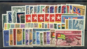 TOGO 1957-1965 83 VERSCHIEDENE ** SEHR GUTER NH, MEISTEN IN SETS, $ 139 - Bild 1 von 2