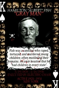 Fish Gray Man, Killer Card Playing/Trading Card - Imagen 1 de 2