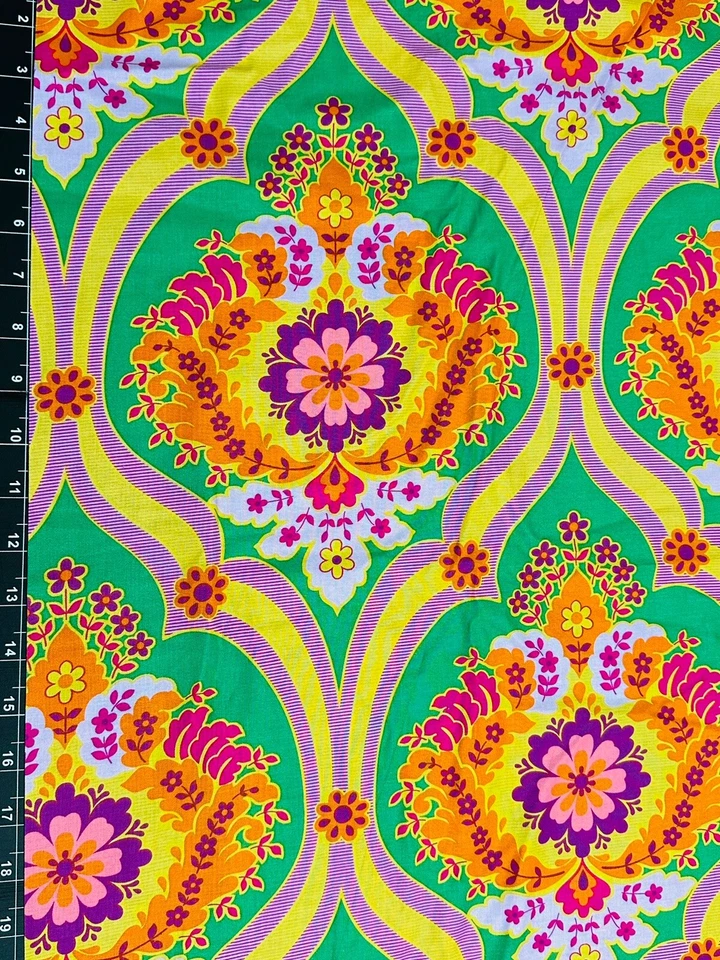 Fat Quarter 18"x21" Raro Crazy Love Paganelli Joann Priscilla TELA FUERA DE STOCK ALGODÓN Foto 1 de 1