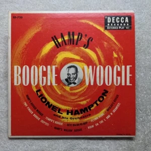 45 RPM Hamp's Boogie Woogie Lionel Hampton Decca ED-720 Picture Cover - Picture 1 of 19