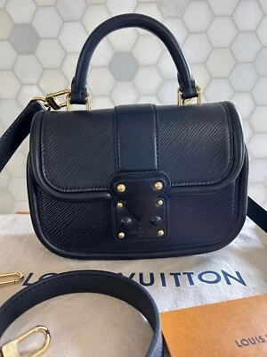 Auténtico Bandolera LOUIS VUITTON Hide and Seek en Cuero NEGRO con CAJA Foto 1 de 4