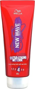 Wella New Wave Extra Strong Wet Look Hair Gel 200ml - Free Shipping Worldwide - Picture 1 of 7