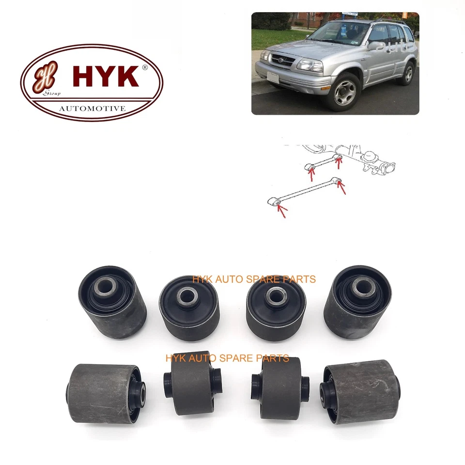 8x Rear Lateral Rod Control Arm Bushing for 1998-2005 Suzuki Grand Vitara / XL-7 - Image 1 of 1