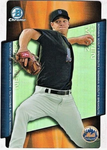 Steven Matz - 2014 Bowman Chrome Draft SCOUT'S Ausbrüche Gestanztes Refraktor RC - Bild 1 von 2