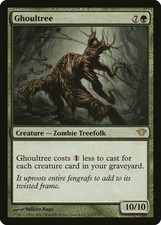 Ghoultree Dark Ascension HEAVILY PLD Green Rare MAGIC GATHERING CARD ABUGames