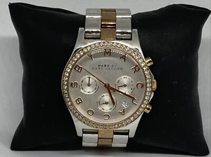 Marc Jacobs MBM3106 Womens Stainless Steel Analog White Dial Quartz Watch XX900 - Picture 1 of 12