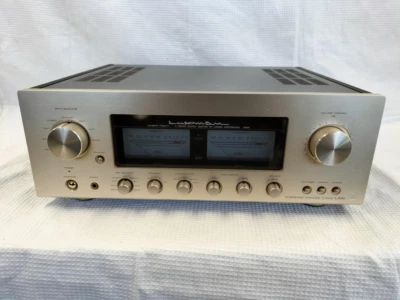 LUXMAN L-505f Vollverstärker mit Netzteil Fernbedienung Japan funktioniert - Bild 1 von 4