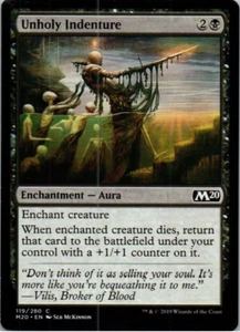 Unholy Indenture - Enchantment - Aura - Magic the Gathering - Picture 1 of 2