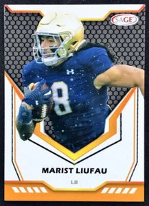 Zwei Karten Lot 2024 Sage High Series Marist Liufau #168 Rookie Dallas Cowboys - Bild 1 von 1