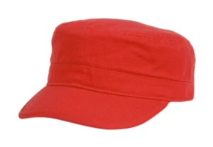 Fitted Military Hat Army Cadet Patrol Castro Cap Golf Driving Summer Castro - Picture 1 of 14