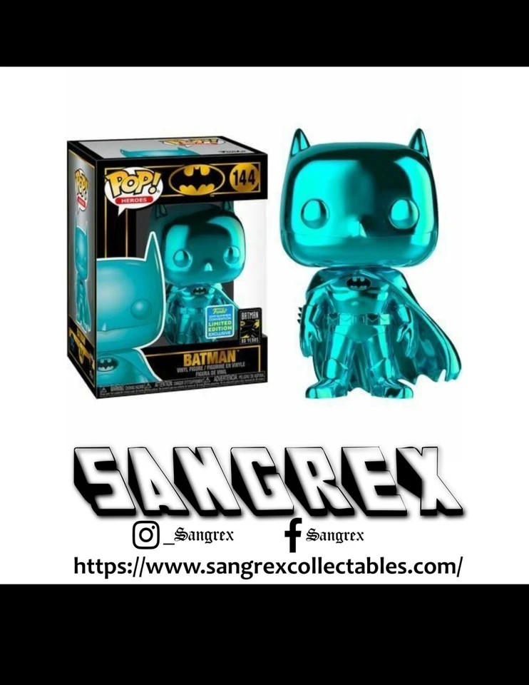 Batman #144 Cromo Verde azulado - Batman Funko Pop! Vinilo 2019 verano conv + protector Foto 1 de 1