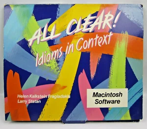 VTG 1994 Mac Software All Clear Idioms in Context 4 Disc Set Fragiadakis/Statan - Picture 1 of 6