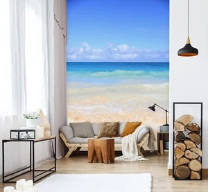 3D Beach Waves 49683NA Wallpaper Wall Murals Removable Wallpaper Fay - Picture 1 of 11