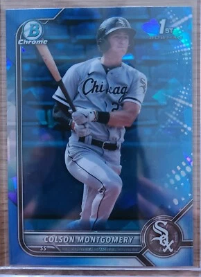 2022 BOWMAN BASEBALL SAPPHIRE BASE AND COLOR-PICK FROM LIST! FINISH YOUR SETS! - Image 1 of 3