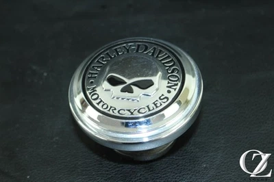 02 2002 Harley FXDL Dyna Low Rider Gas Cap Chrome - Изображение 1 из 4