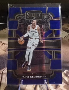 2023-24 Panini Select Concourse Blue #87 Victor Wembanyama (RC) SA Spurs - Bild 1 von 2