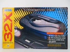 NEW ~ Sega Genesis 32X Black Add on Console Bundle in Retail Box MK-84000 ~ NIB