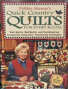 Debbie Mumm's Quick Country Quilts Wall Bed Applique Pieced 70 Patterns PB Book - Bild 1 von 14