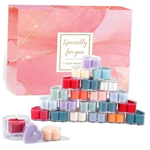 Juego de 24 velas perfumadas, calendario de Adviento 2025 para mujer, ponte bien pronto regalo  - Imagen 1 de 8