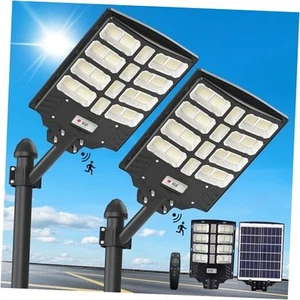 5000W Solar Street Lights Outdoor - Solar Lights Outdoor Waterproof, - Picture 1 of 7
