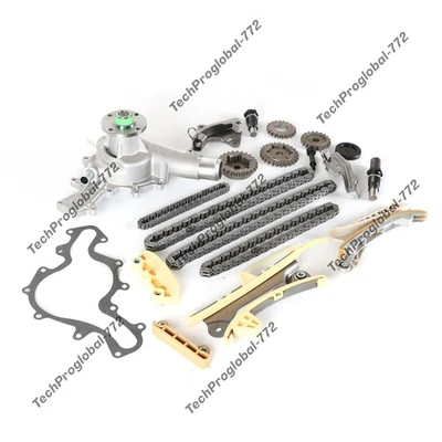 Kit de cadena de distribución con bomba de agua para Ford Mercury Mazda Explorer 97-10 Ranger 01-10 Foto 1 de 4