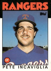 7 Karten Pete Incaviglia Karten Lot Texas Rangers 1986 - 1991 Near Mint - Bild 1 von 14