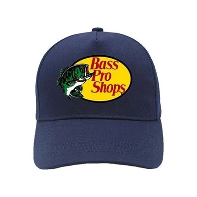 MARKENLOS Bass Pro Shops Hat Outdoor Fishing Baseball Trucker Mesh Cap Adjustable Snap DE