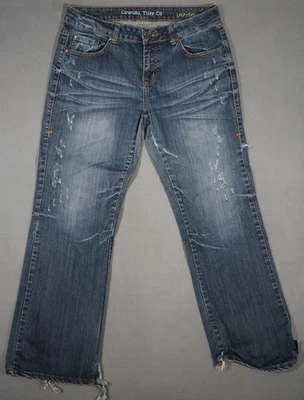 XA15425 **COWGIRL TUFF** LAZYDAY BOOT CUT LEG WOMENS WESTERN BLUE JEANS sz32X35 - Image 1 of 4