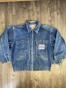 Vintage Mens Wrangler Casey Jones Denim Jacket Size Large - Picture 1 of 12