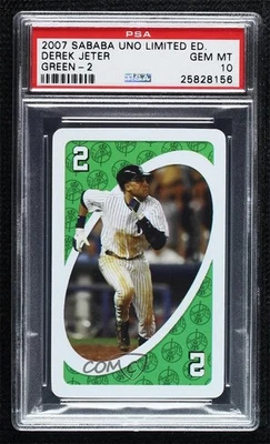 2007 Uno Derek Jeter Limited Edition Derek Jeter #2G PSA 10 GEM MT HOF - Image 1 of 2