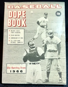 1966 MLB Dope Books Baseball Sporting News Publication - Picture 1 of 2