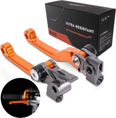 Palancas de freno de embrague plegables para moto de cross JFG RACING, palancas separadoras CNC para 12... Foto 1 de 4