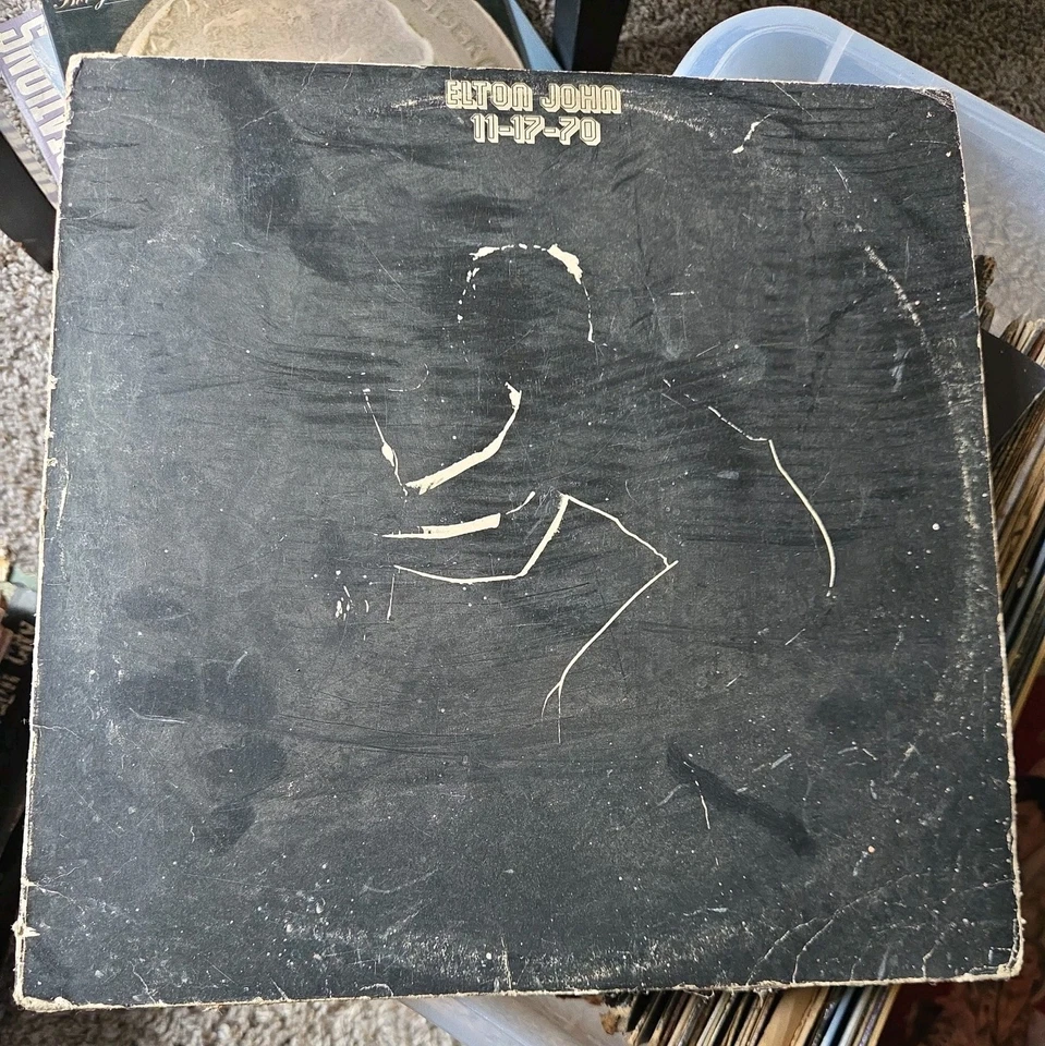 Elton John – 11-17-70 Original Vinyl Record LP Album UNI 93105 1971 - Image 1 of 2