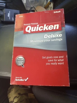 Intuit Quicken Deluxe 2008 For Windows '00/'03/XP/Vista - Image 1 of 3