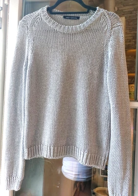  IRIS von ARNIM Pullover Damen L 38 40 Hellbeige / Natur 100% Leinen  neuw. TOP - Bild 1 von 3